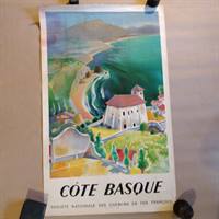 cóte basque plakat 1946